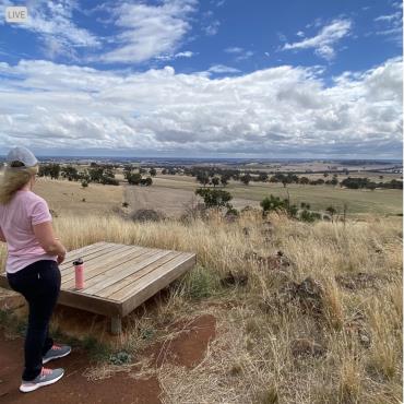Mt Major - 5km hike 1.15hrs - Shepparton Vic - right next to Tallis Wines